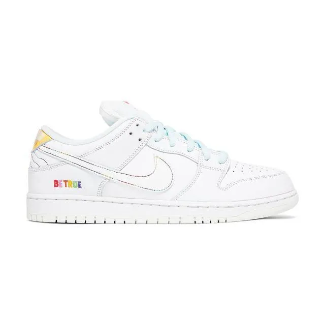 Nike Dunk Low SB (Be True/ White/ Multicolor/ Pink Yello...