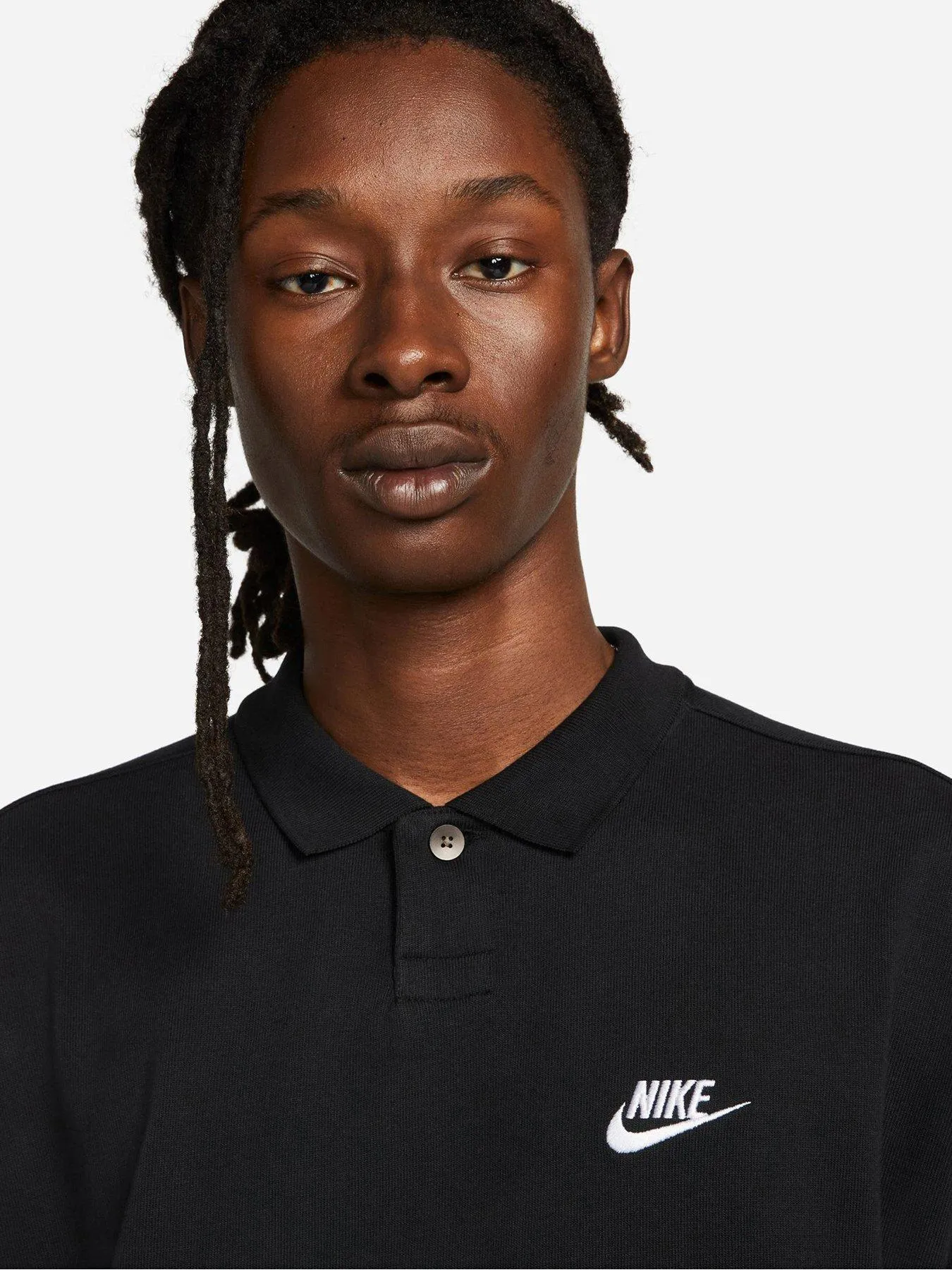 Nike Mens Club Polo - Black/White