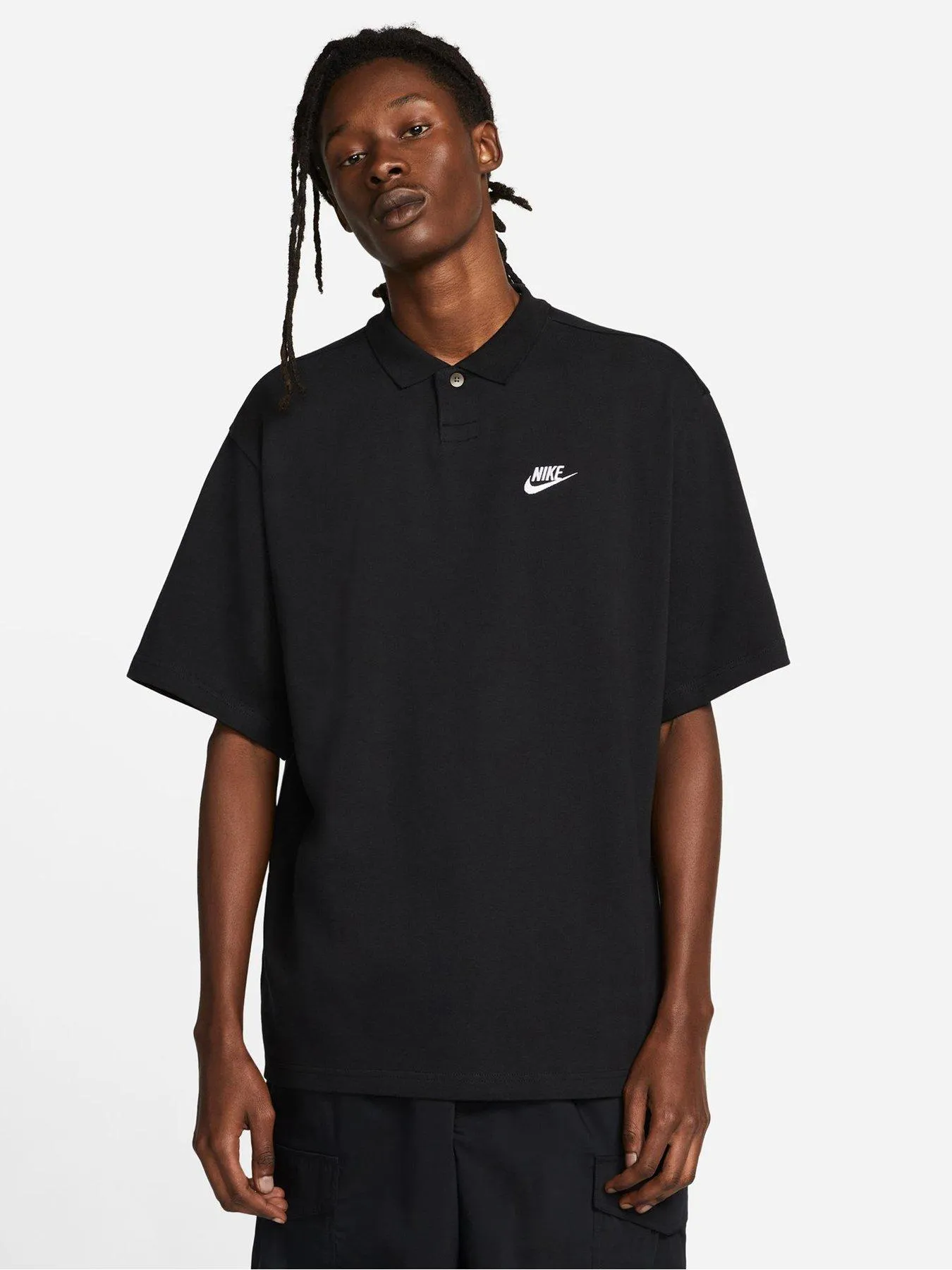 Nike Mens Club Polo - Black/White