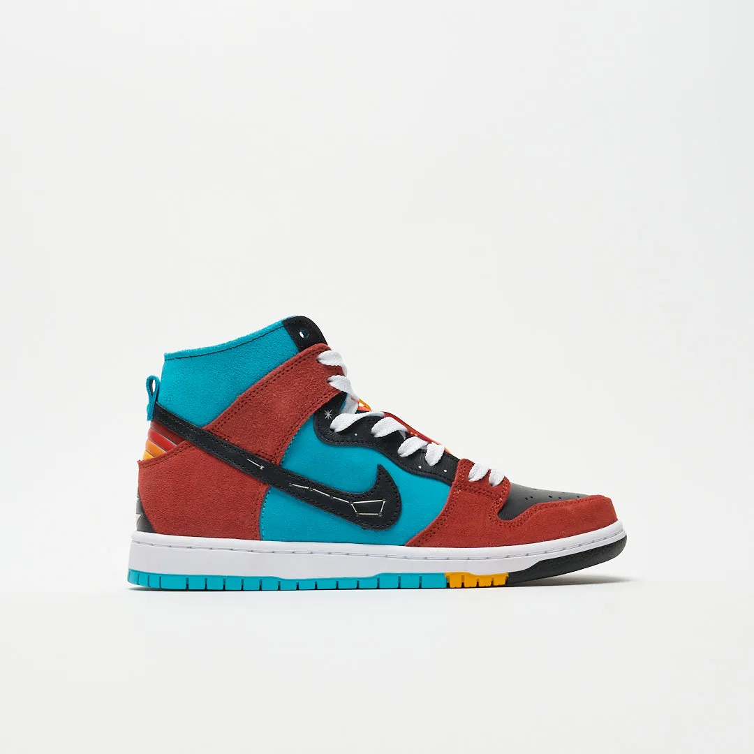 Nike SB - Dunk Hi Decon Di Orr Greenwood QS (Turquoise Blue/Black-Rugged Orange)