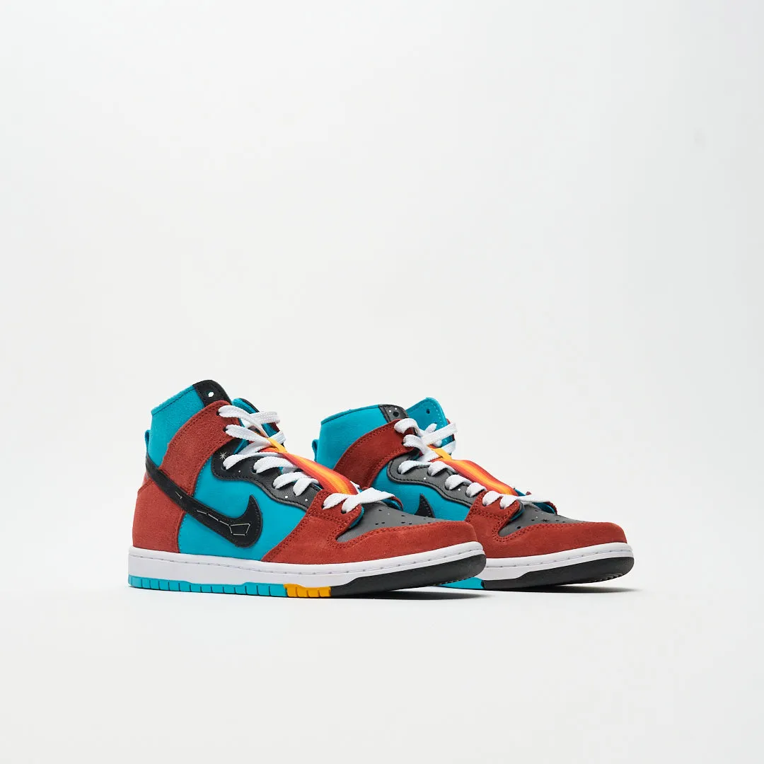 Nike SB - Dunk Hi Decon Di Orr Greenwood QS (Turquoise Blue/Black-Rugged Orange)