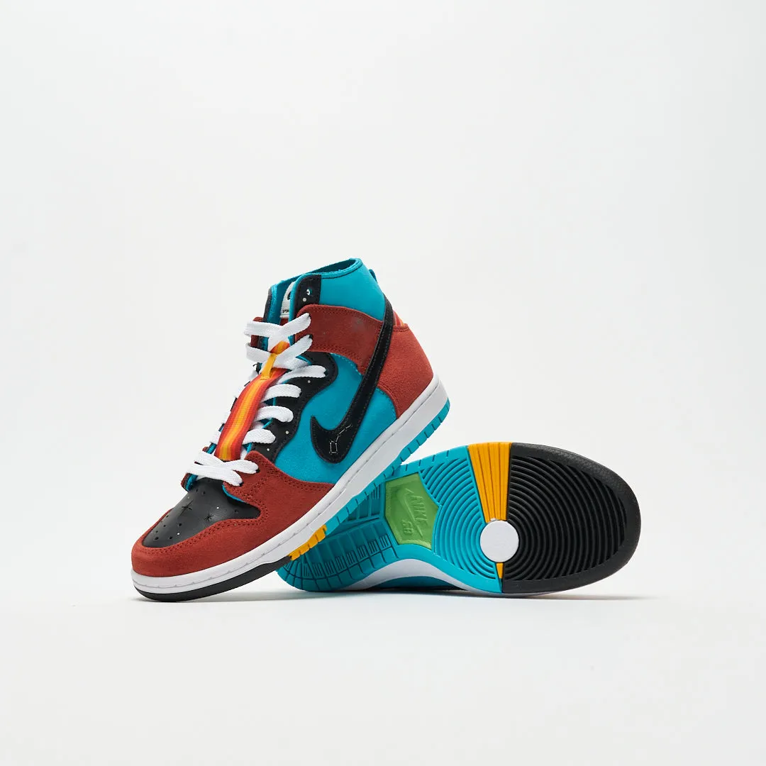 Nike SB - Dunk Hi Decon Di Orr Greenwood QS (Turquoise Blue/Black-Rugged Orange)