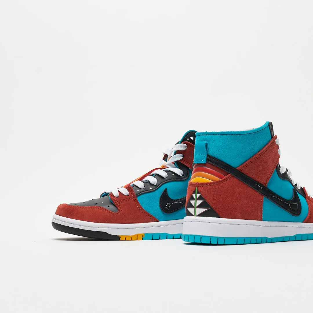 Nike SB - Dunk Hi Decon Di Orr Greenwood QS (Turquoise Blue/Black-Rugged Orange)