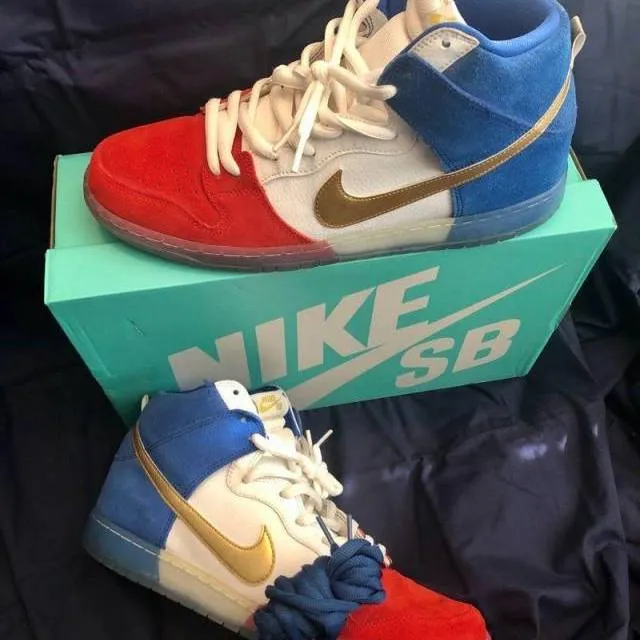 NIKE SB DUNK HIGH PREMIUM SB "TRICOLOR USA"  SZ 13