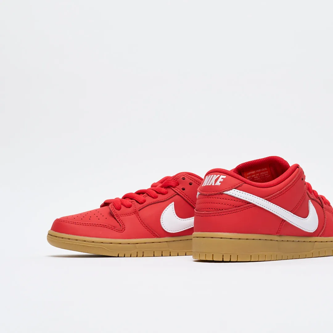 Nike SB - Dunk Low Pro ISO (University Red/White/Gum)