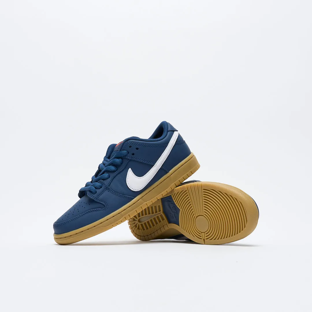 Nike SB - Dunk Low Pro (Navy/White-Navy-Gum Light Brown)