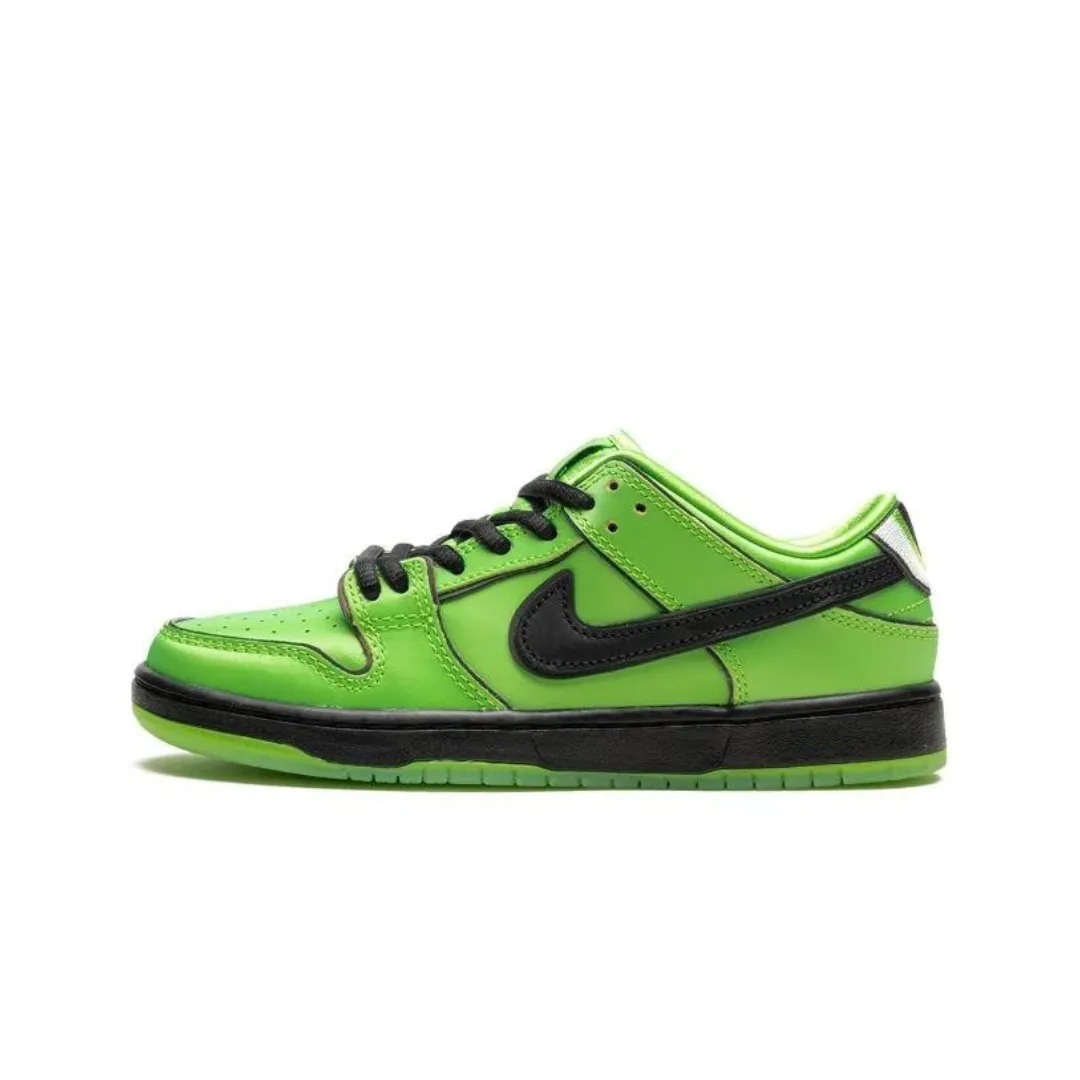 Nike SB Dunk Low The Powerpuff Girls Buttercup (Pre School Kids)