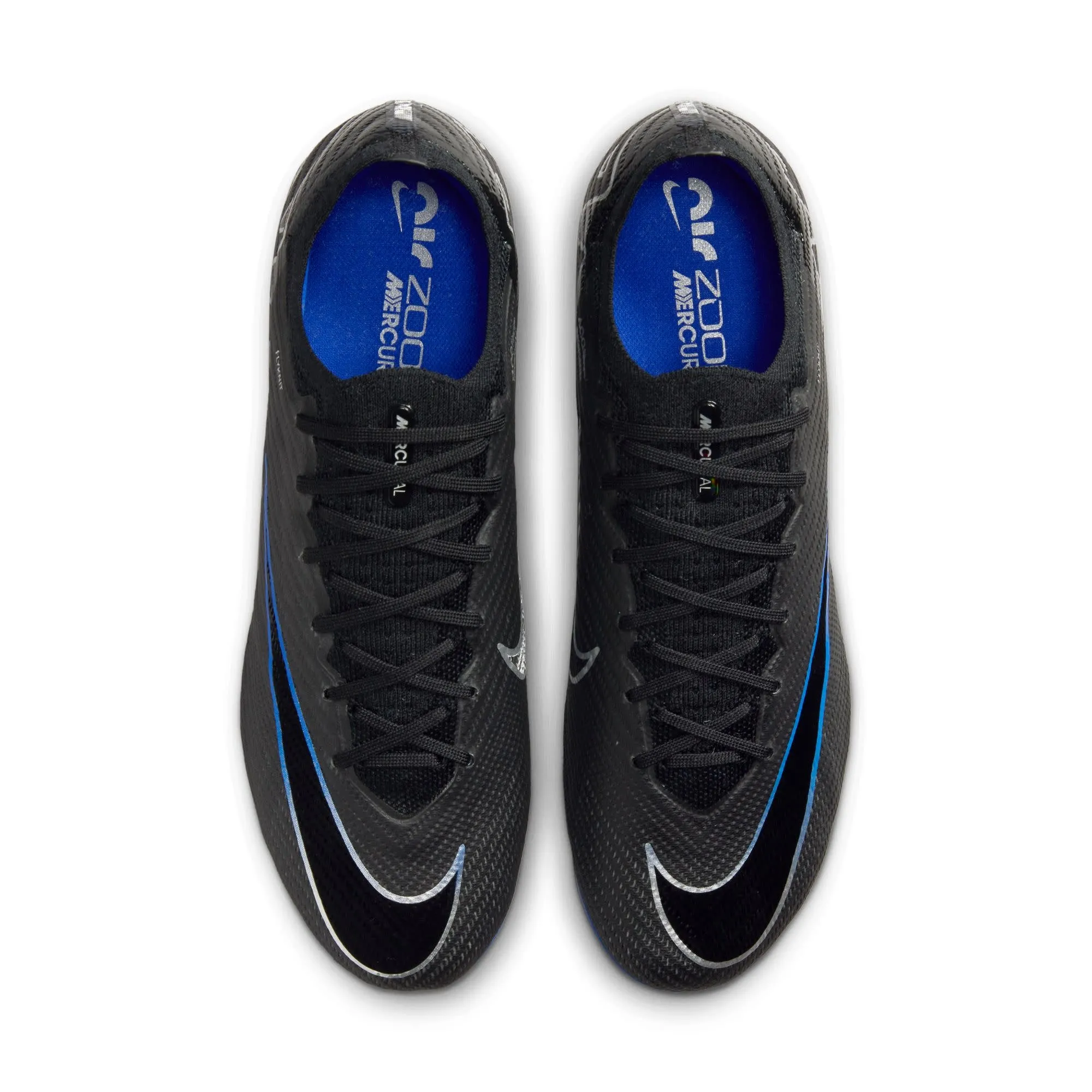 Nike Zoom Mercurial Vapor 15 Elite FG (Black/Blue)