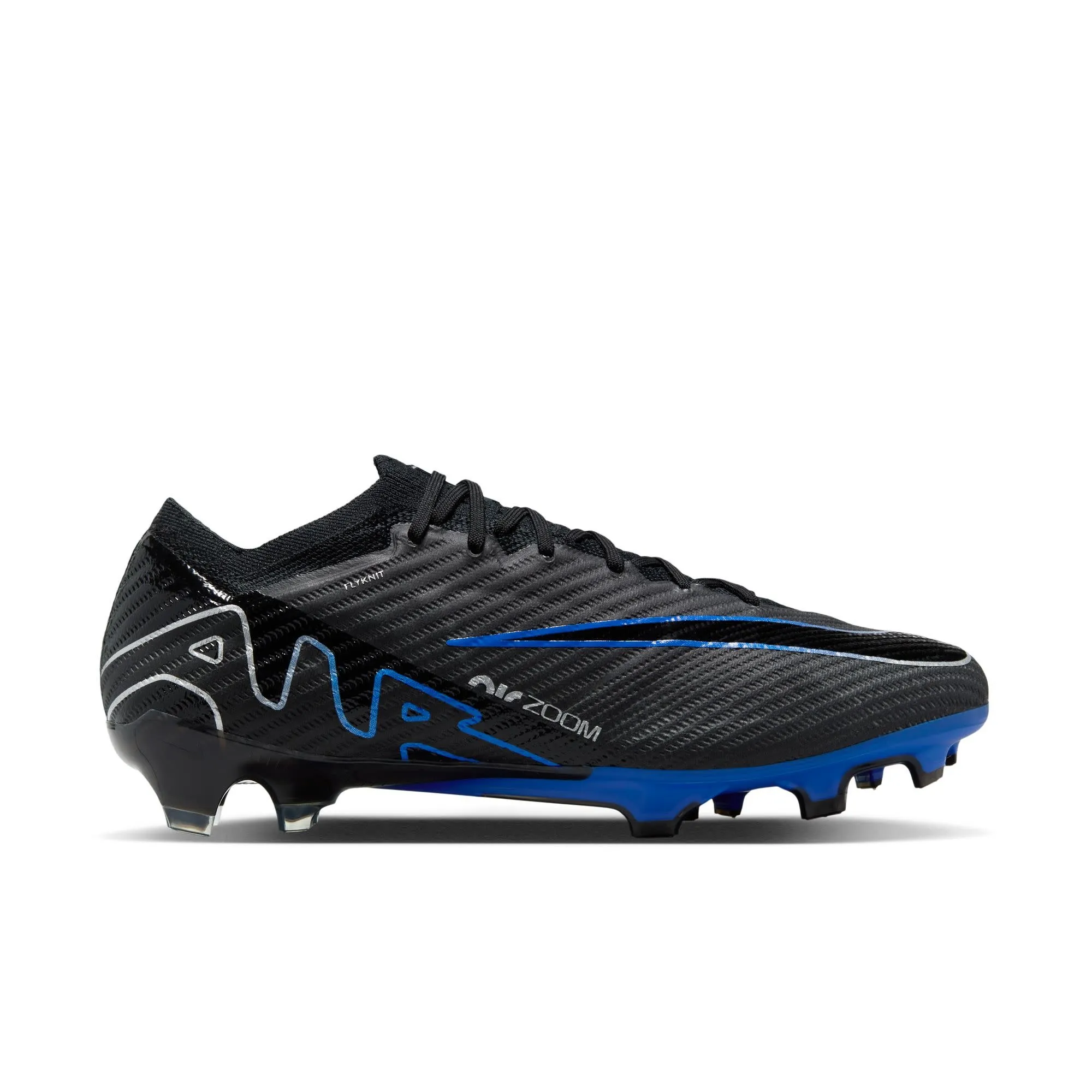 Nike Zoom Mercurial Vapor 15 Elite FG (Black/Blue)