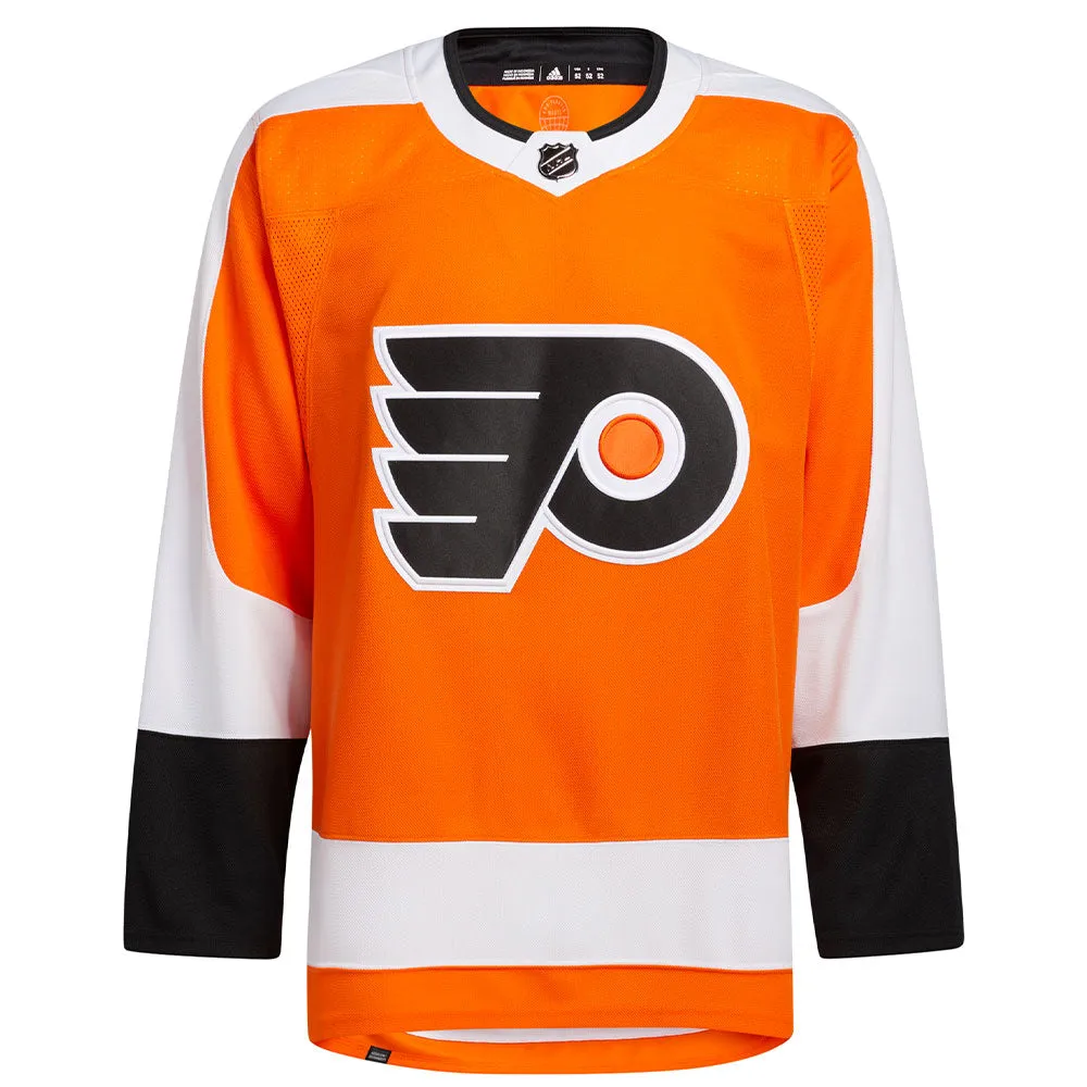 PHILADELPHIA FLYERS ADIDAS ADIZERO PRIMEGREEN AUTHENTIC ORANGE HOME JERSEY