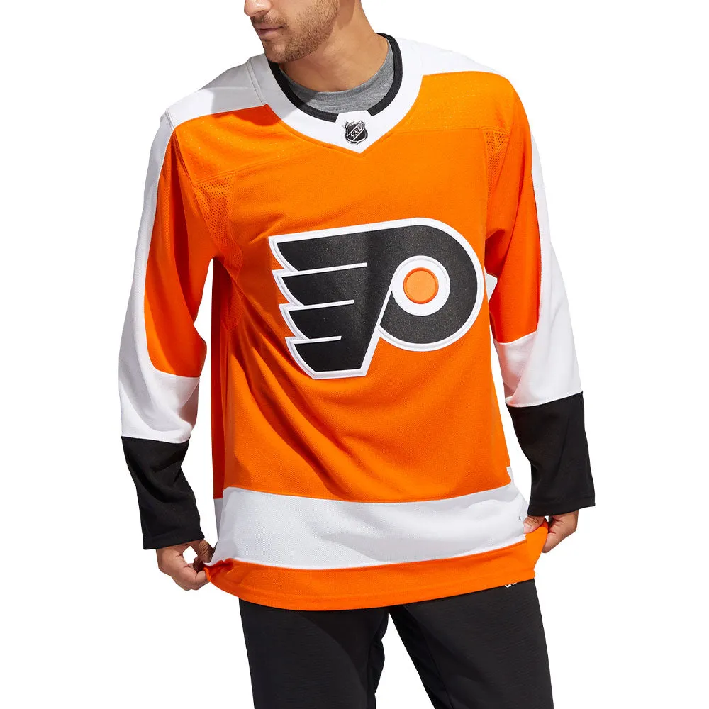 PHILADELPHIA FLYERS ADIDAS ADIZERO PRIMEGREEN AUTHENTIC ORANGE HOME JERSEY