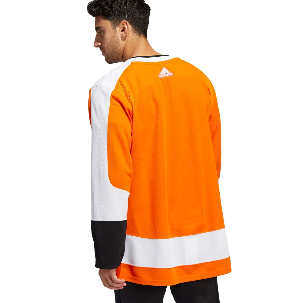 PHILADELPHIA FLYERS ADIDAS ADIZERO PRIMEGREEN AUTHENTIC ORANGE HOME JERSEY