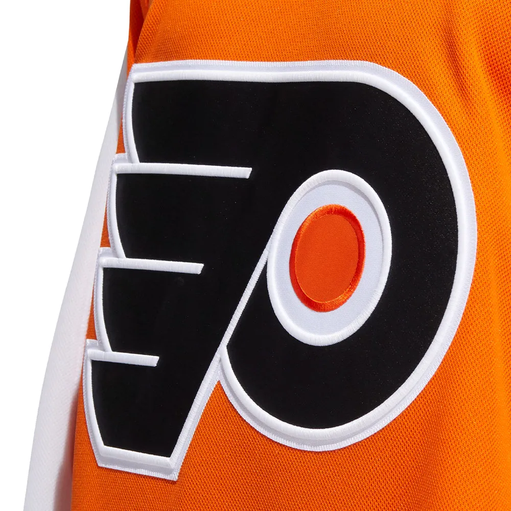 PHILADELPHIA FLYERS ADIDAS ADIZERO PRIMEGREEN AUTHENTIC ORANGE HOME JERSEY