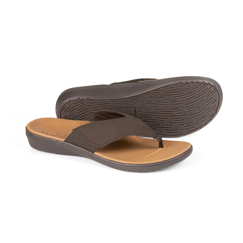 PowerStep Men's Sandals with Arch Support | Orthotic Plantar Fasciitis Relief