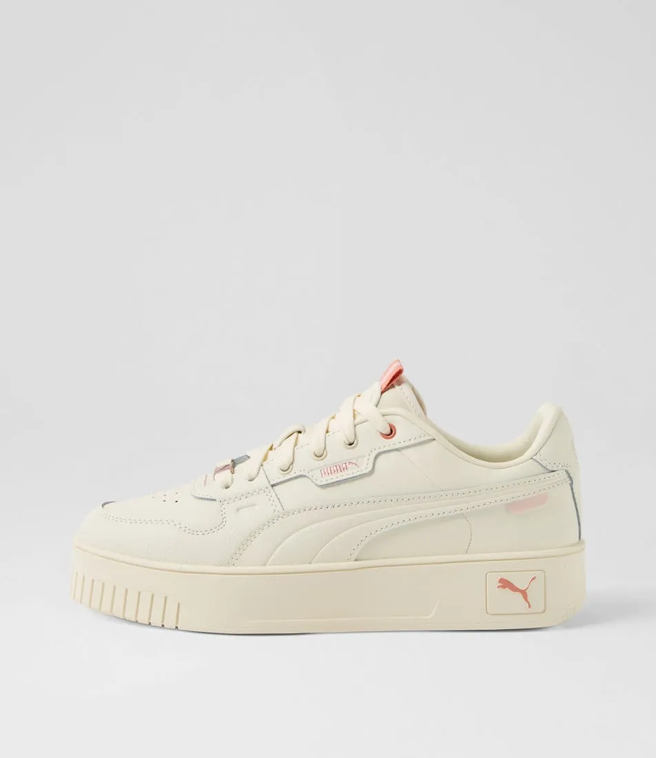 PUMA 397487 Carina Street Lux Frosted Ivory Sneakers