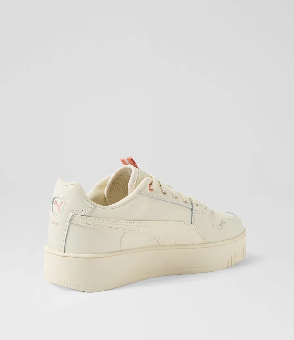 PUMA 397487 Carina Street Lux Frosted Ivory Sneakers