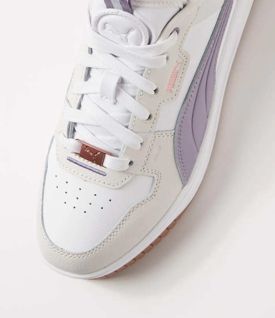 PUMA 397487 Carina Street Lux White Pale Plum Grey Sneakers