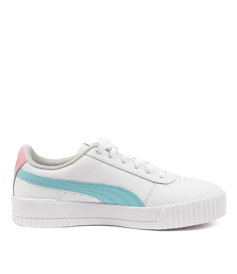 PUMA Carina L Jnr Wht-gulf