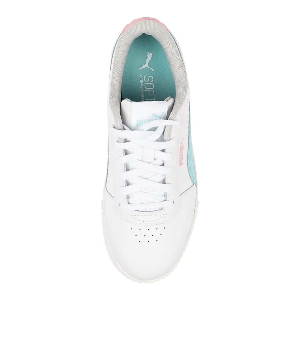 PUMA Carina L Jnr Wht-gulf