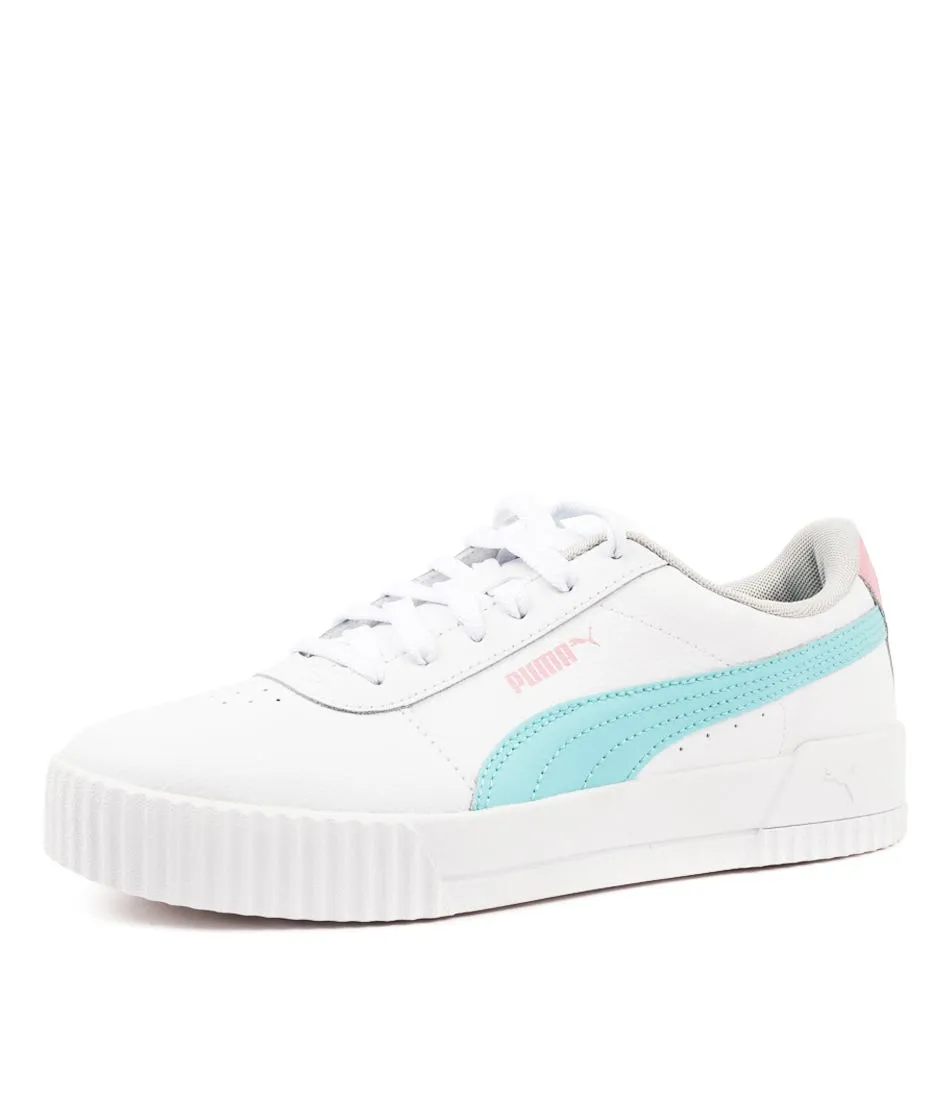 PUMA Carina L Jnr Wht-gulf