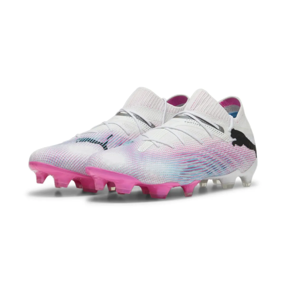 PUMA Future 7 Ultimate FG/AG (White/Pink/Blue)