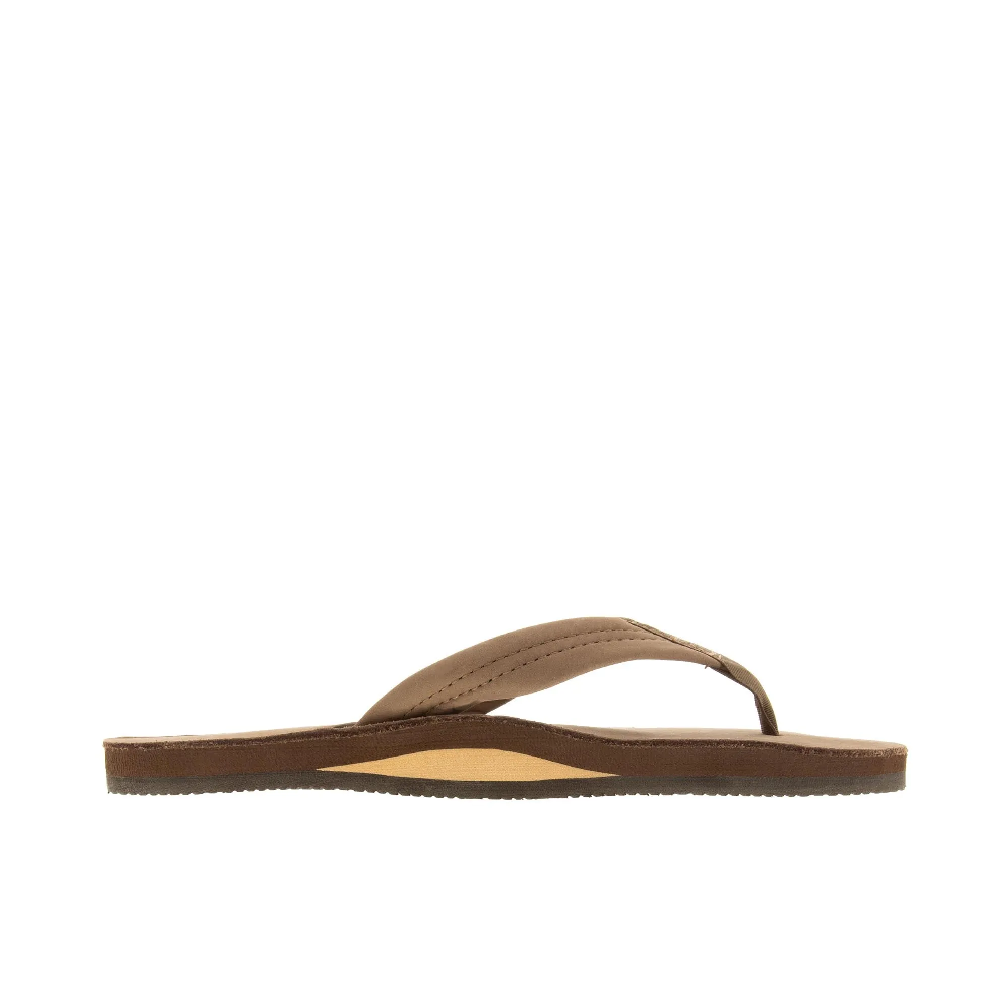 Rainbow Sandals Womens Premier Lthr Single Layer Arch W Dark Brown