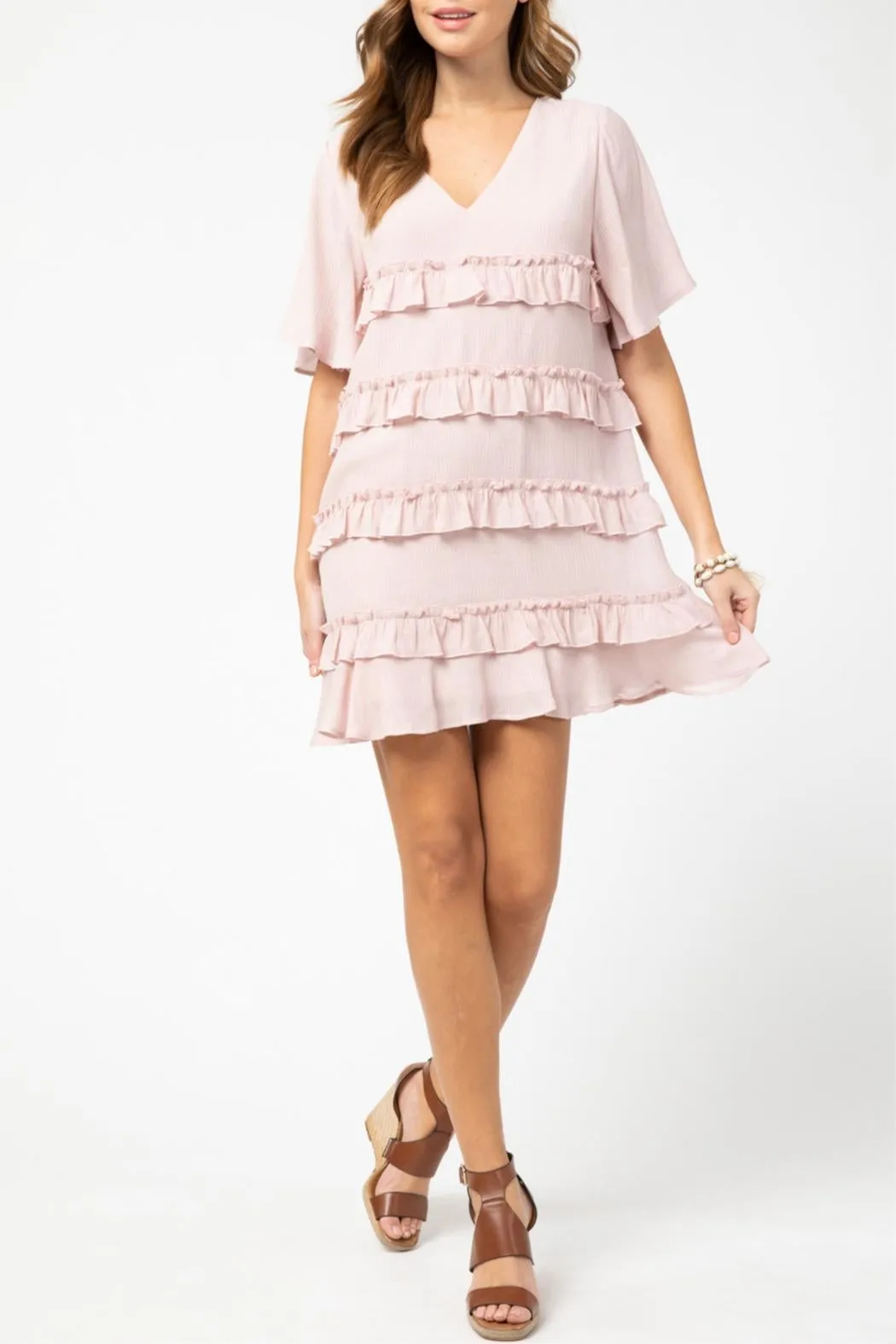 Ruffle Detail Dress