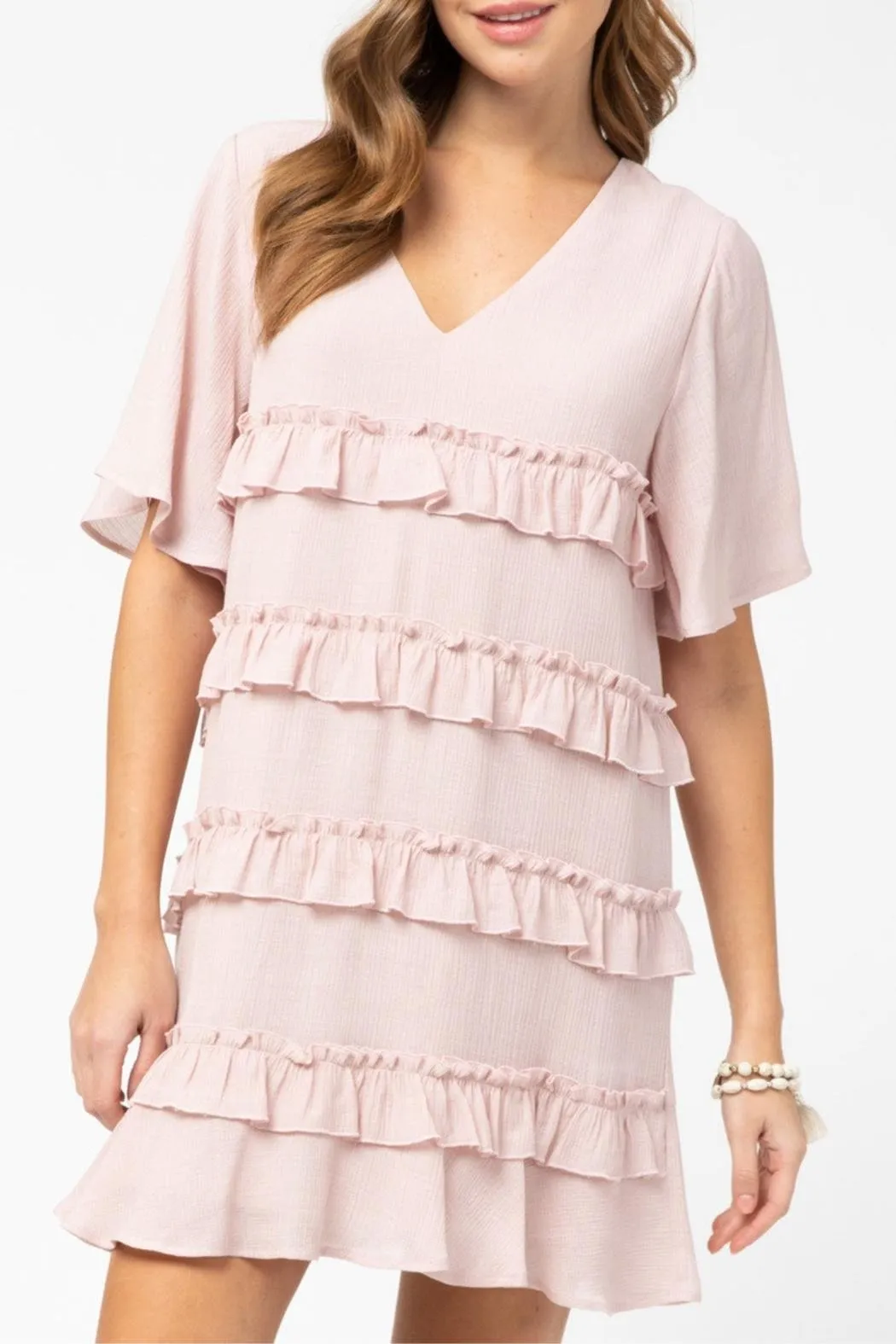 Ruffle Detail Dress