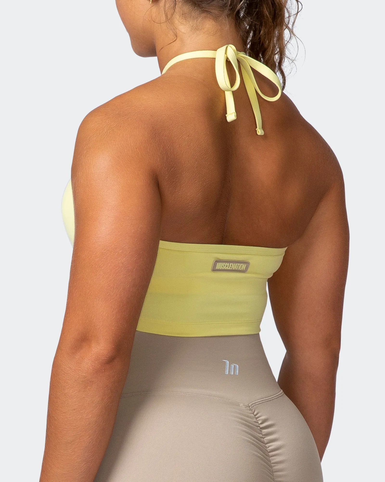 Shimmer Bra Tank Combo - Lemon Fizz