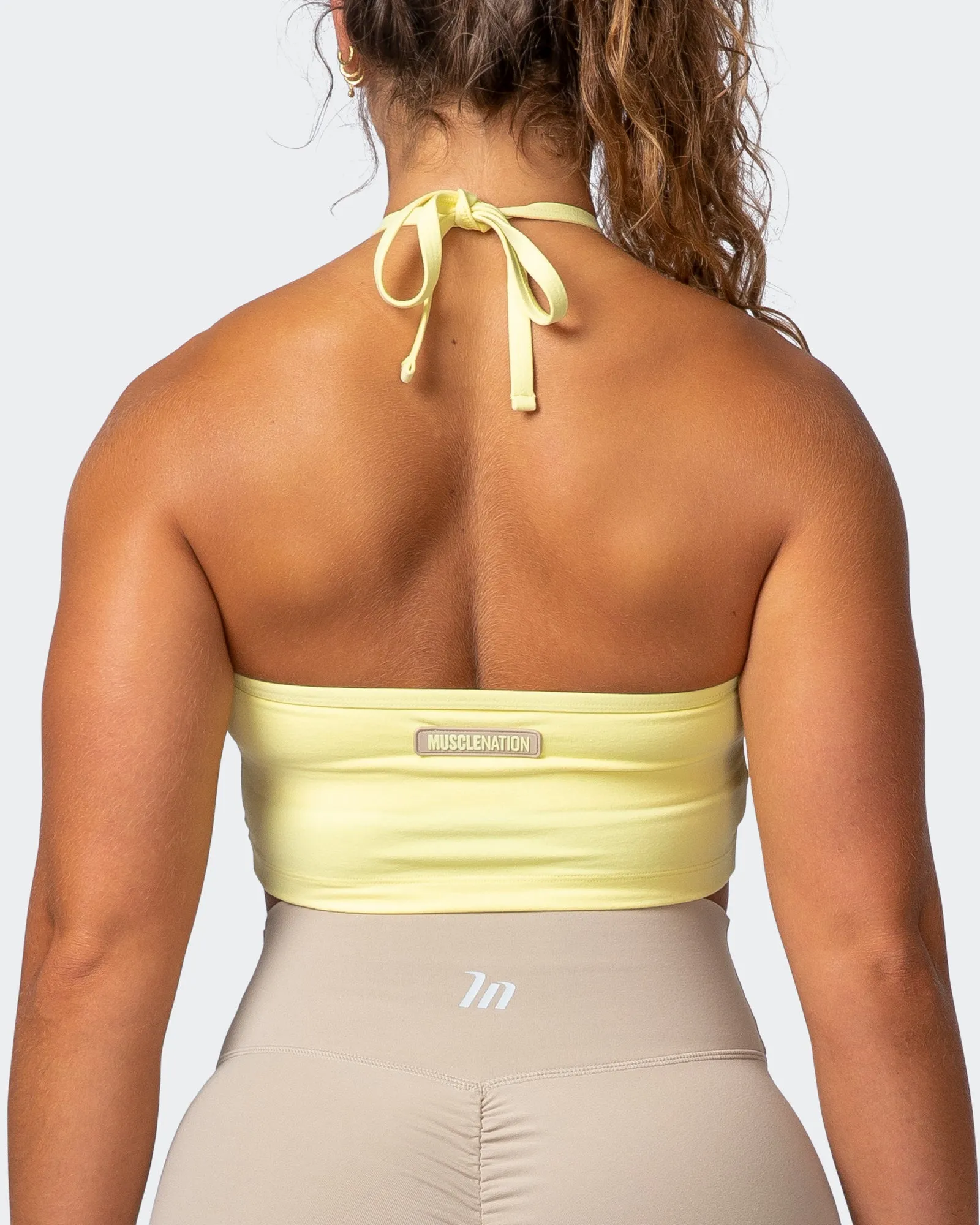 Shimmer Bra Tank Combo - Lemon Fizz