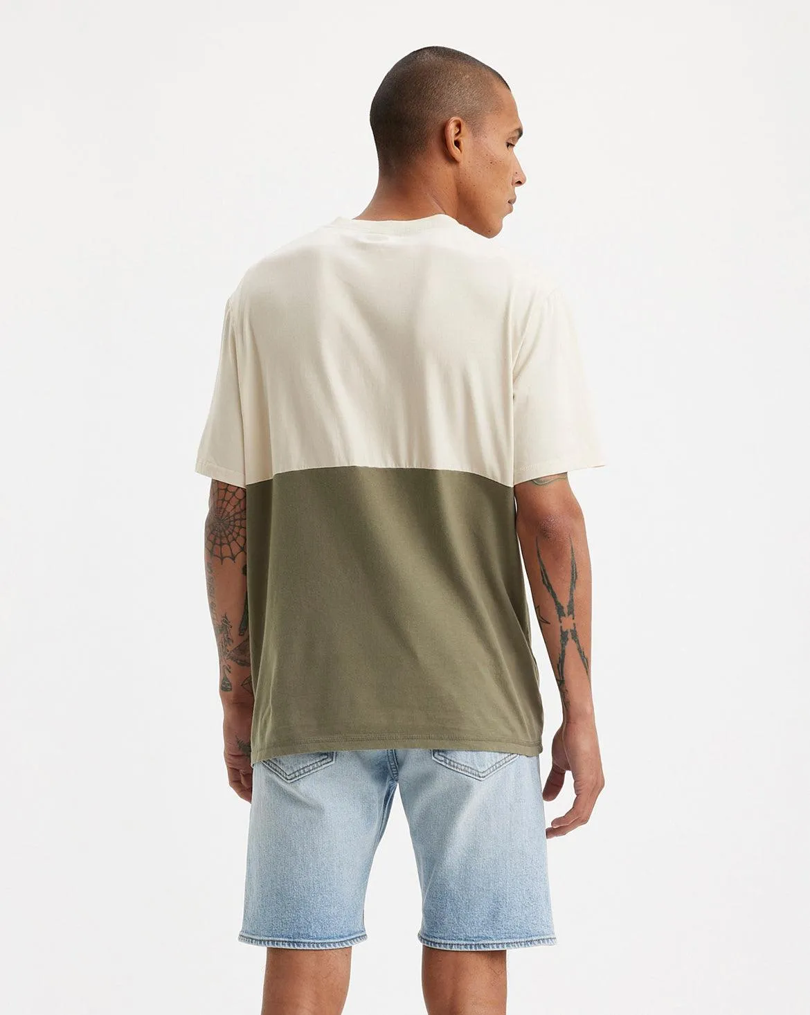 SHORT-SLEEVE HENLEY - NEUTRAL