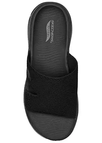 Skechers Ladies Black Go Walk Arch Fit Joyful Sandals | Kaleidoscope