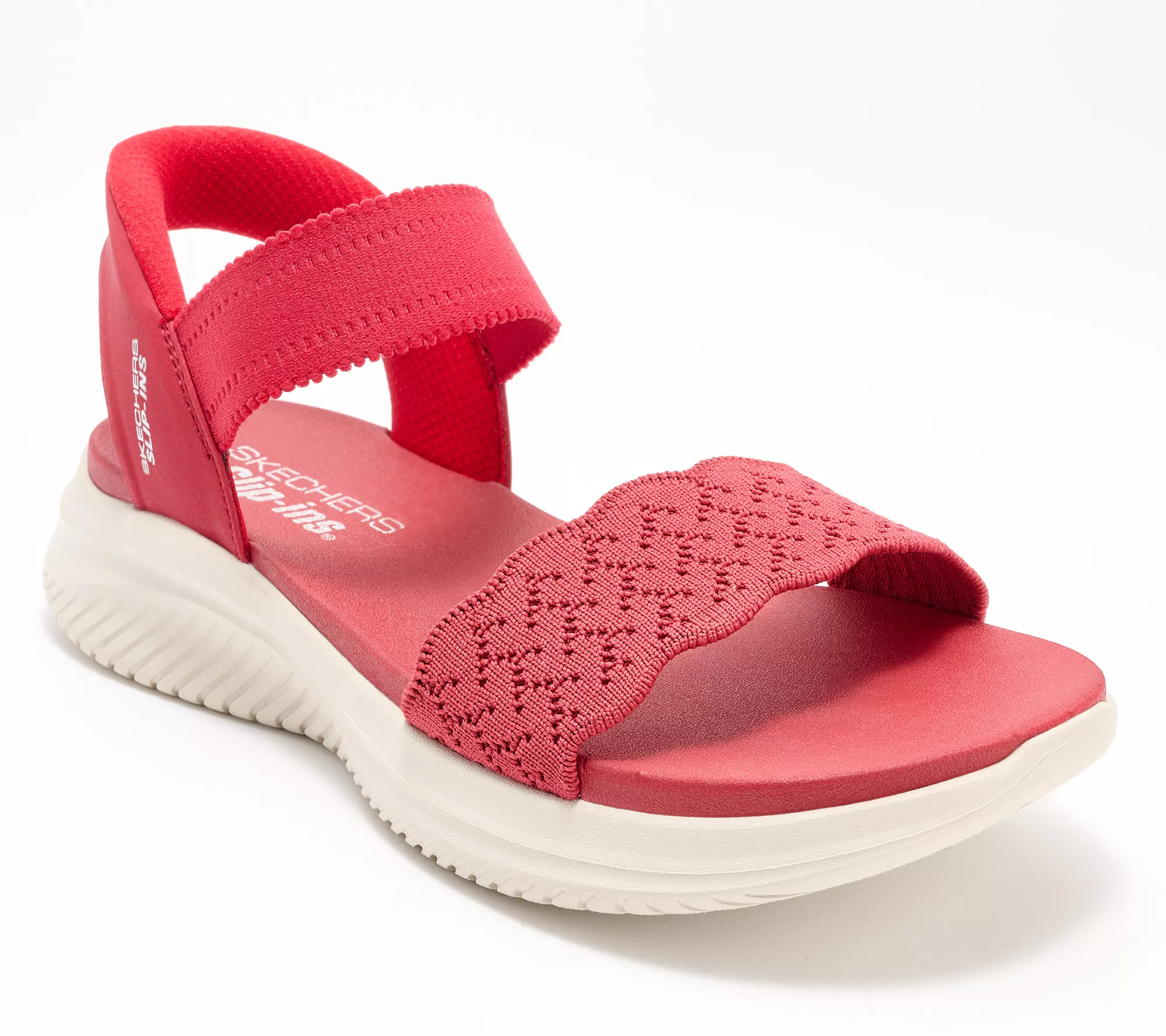 Skechers Slip Ins Ultra- Flex Washable Knit Sandals -Feelin' Pretty