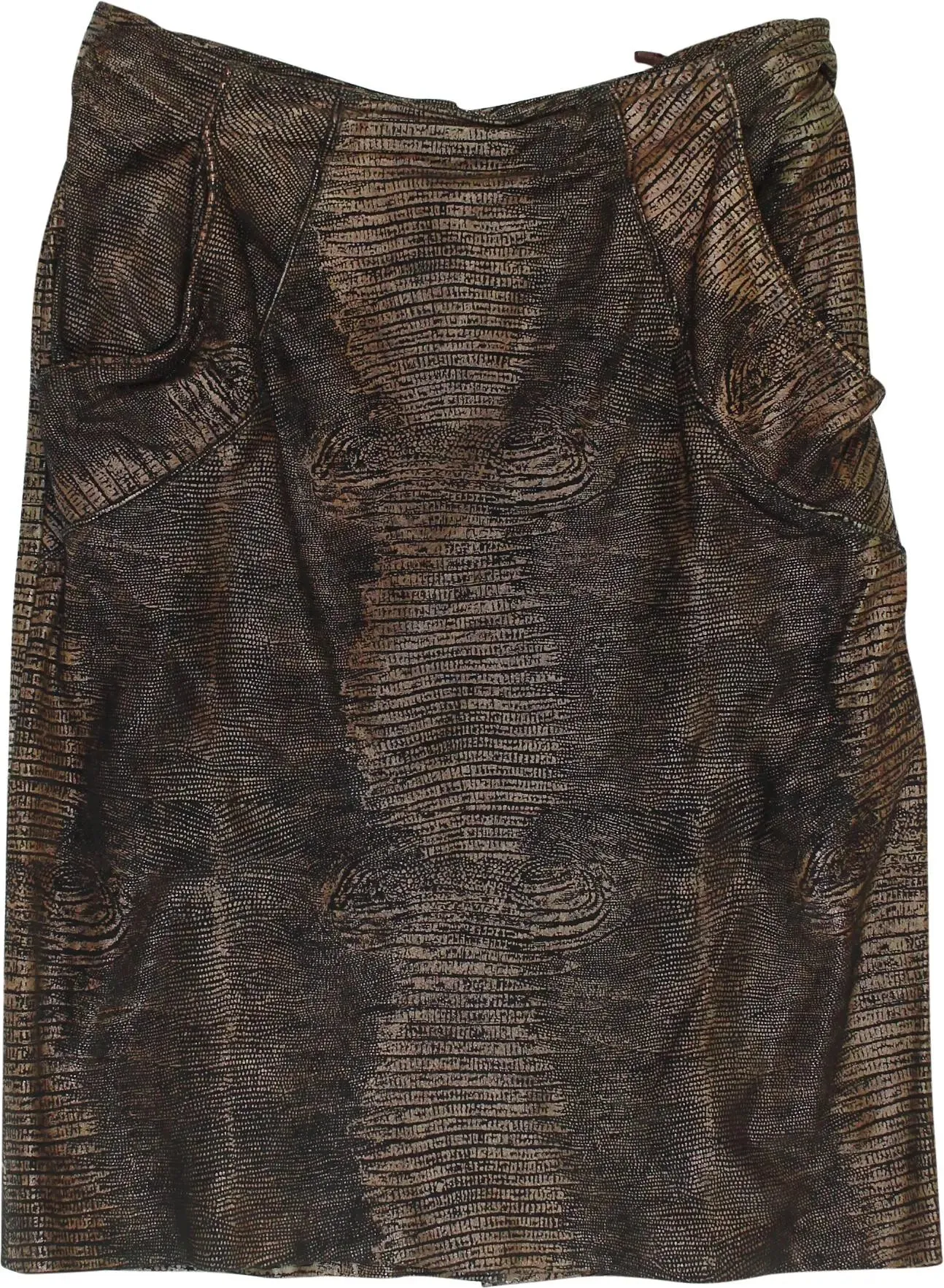 Snake Print Skirt | ThriftTale