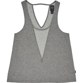 Stussy Grey Striped Tank Top