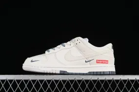 Supreme x Nike SB Dunk Low Off White Grey BB8675-105