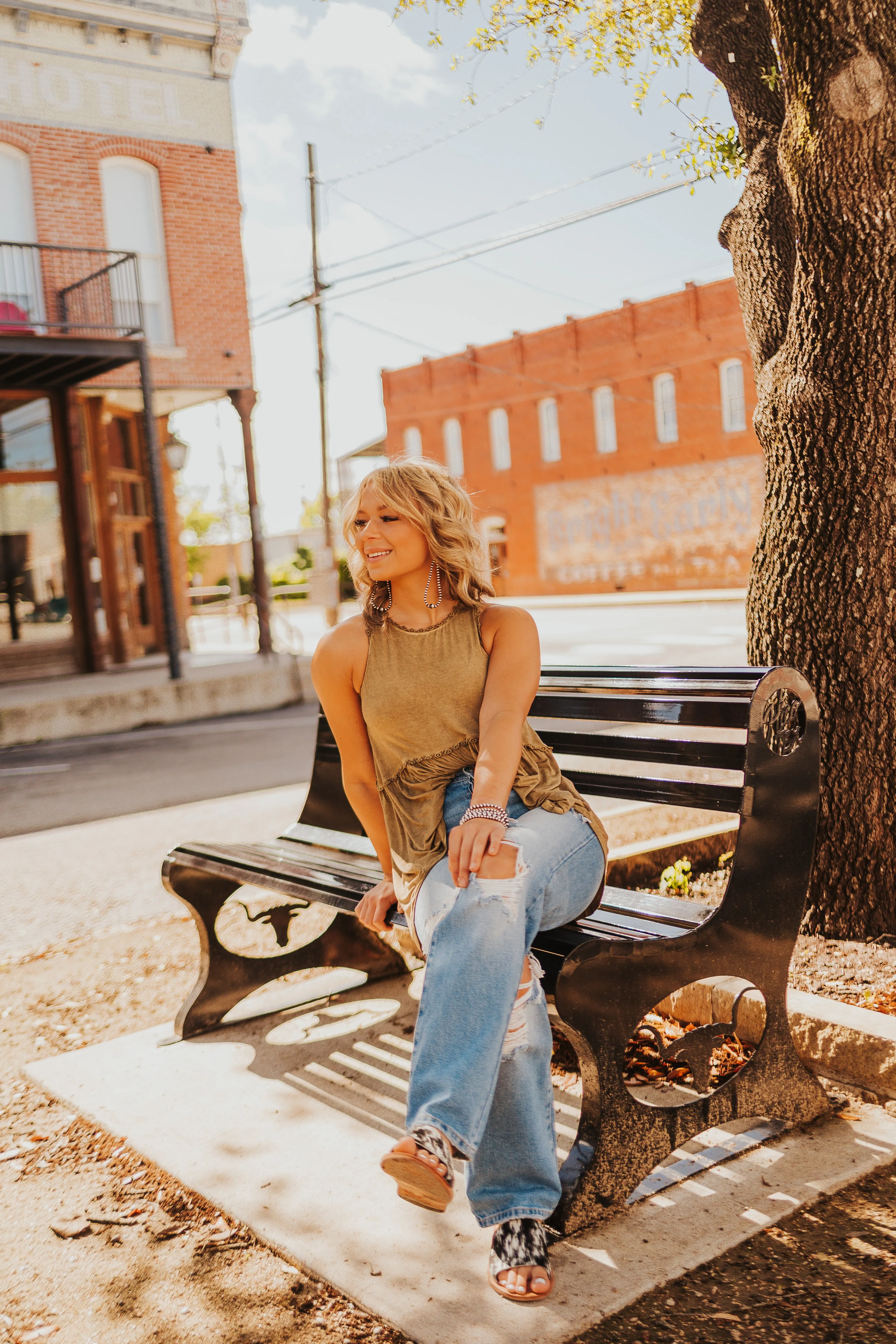 The Papaya Tank in Olive