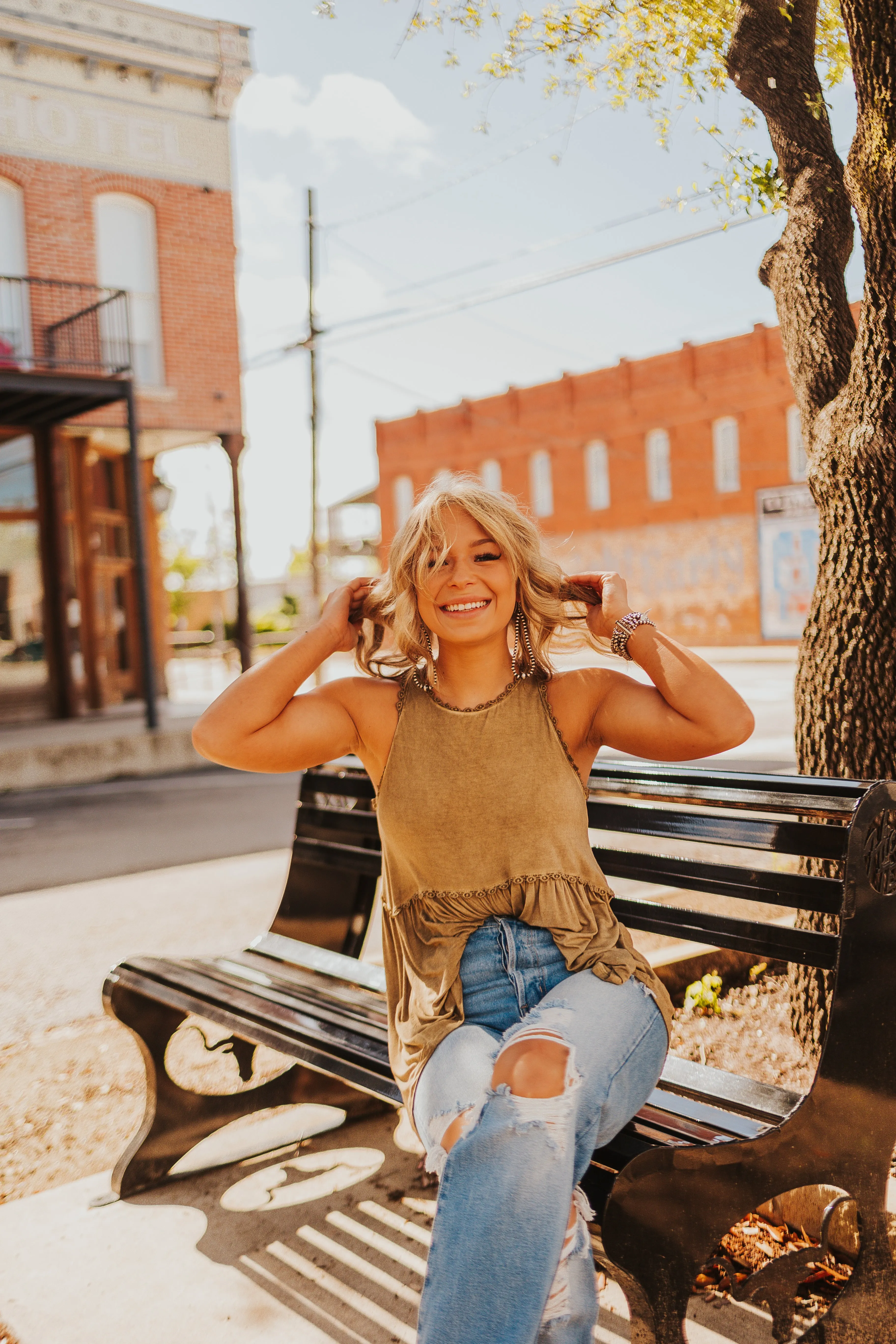 The Papaya Tank in Olive