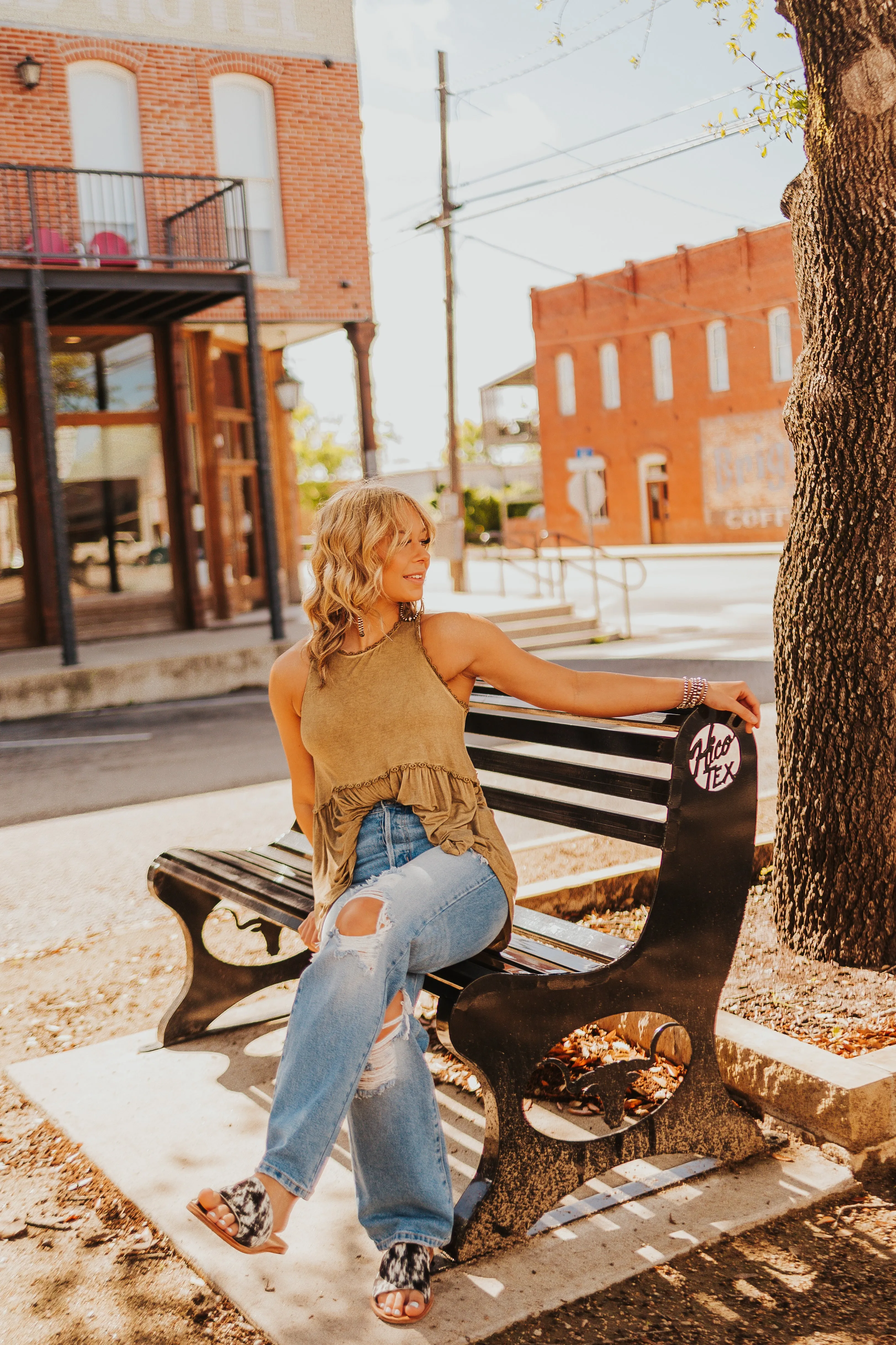 The Papaya Tank in Olive