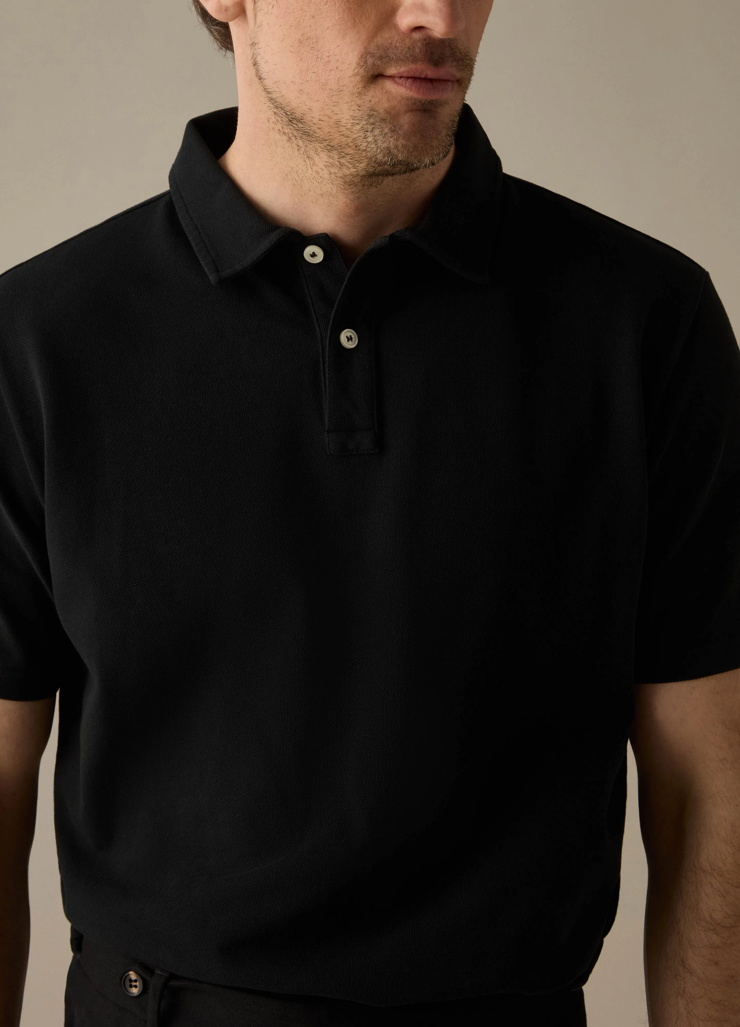 Torkel Short Sleeve Polo Shirt - Black