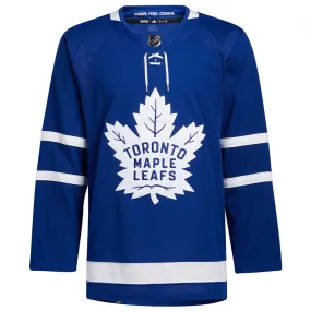 TORONTO MAPLE LEAFS ADIDAS ADIZERO PRIMEGREEN AUTHENTIC BLUE HOME JERSEY