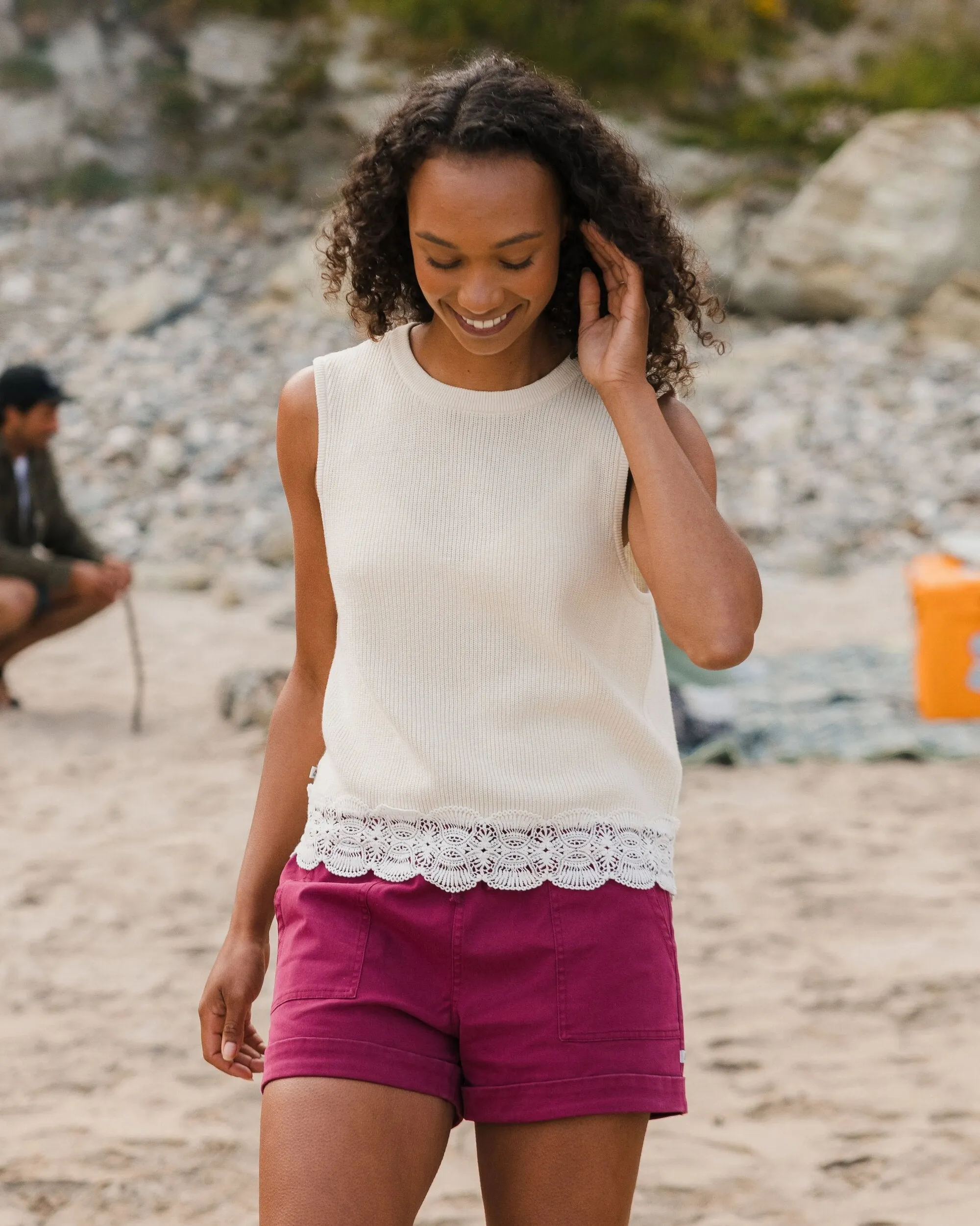 Vintage Organic Knitted Tank Top