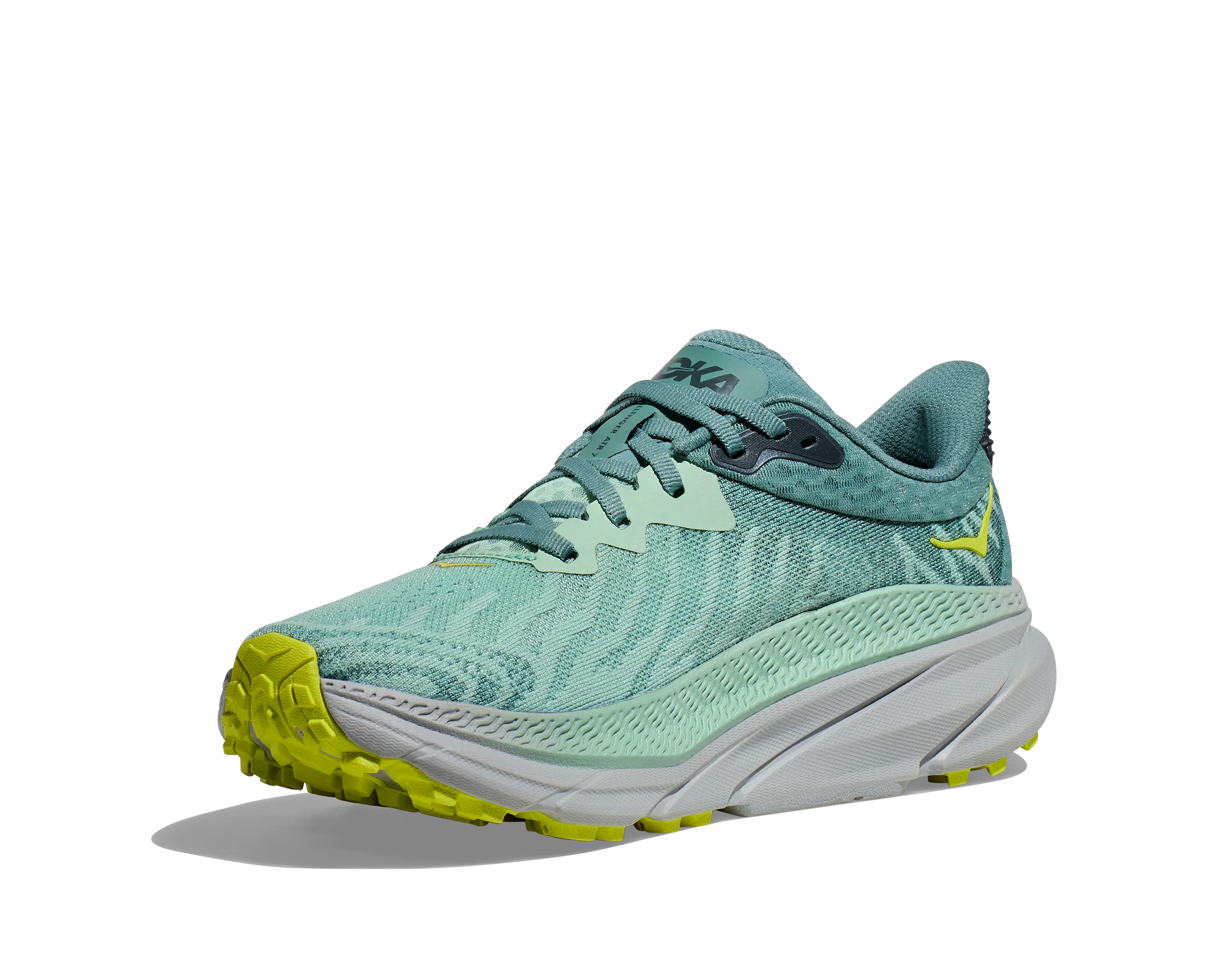 Women's Hoka Challenger 7 Color: Mist Green / Trellis