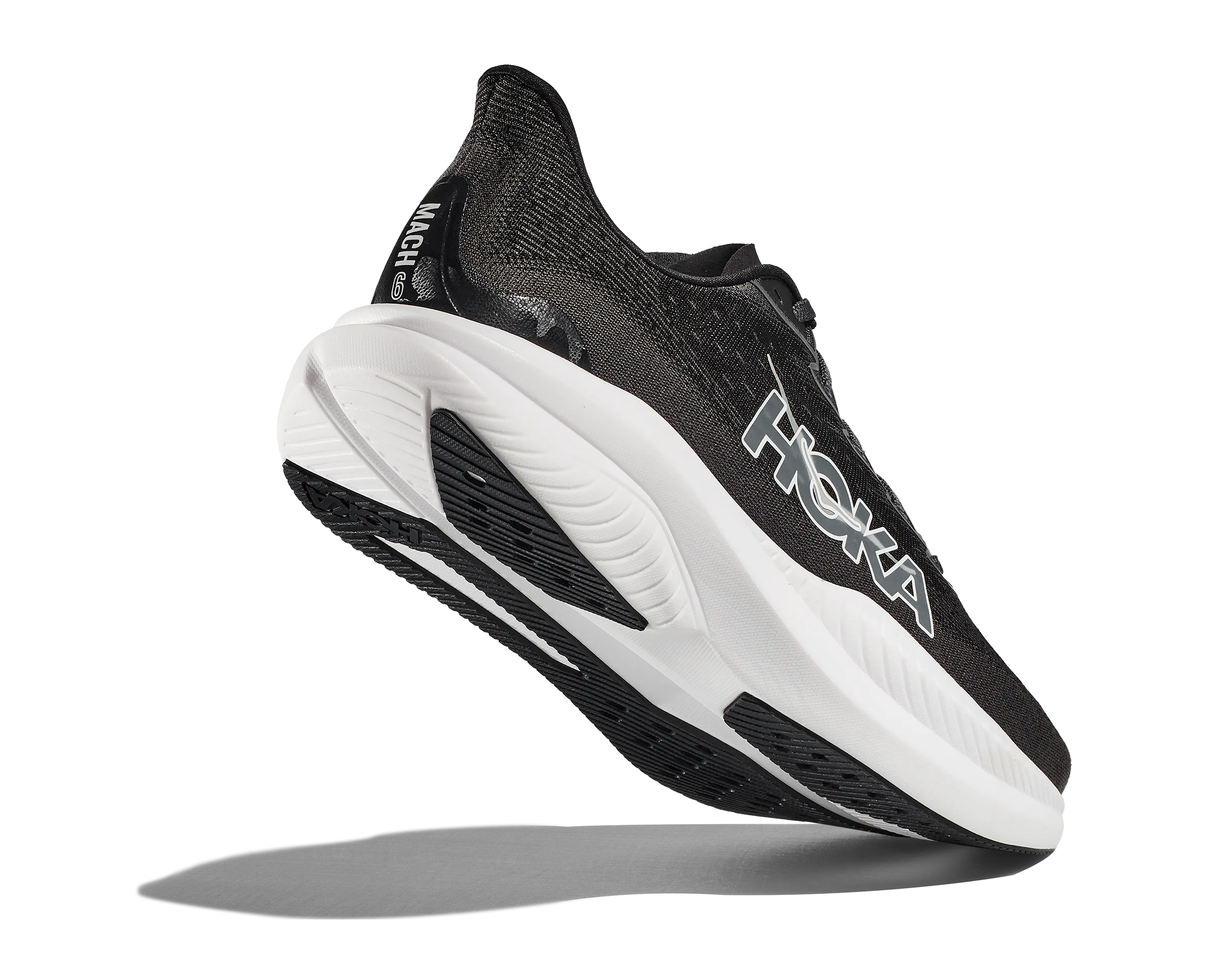 Women's Hoka Mach 6 Color: Black / White