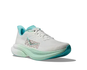 Women's Hoka Mach 6 Color: Frost / Rose Gold (WIDE WIDTH)